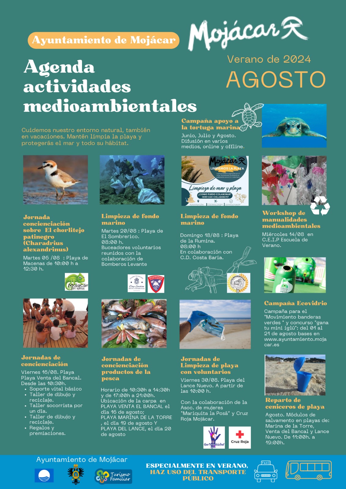 Agenda de actividades medio ambientales